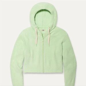 UGG Hana Zip Up Hoodie Verdigris Size M